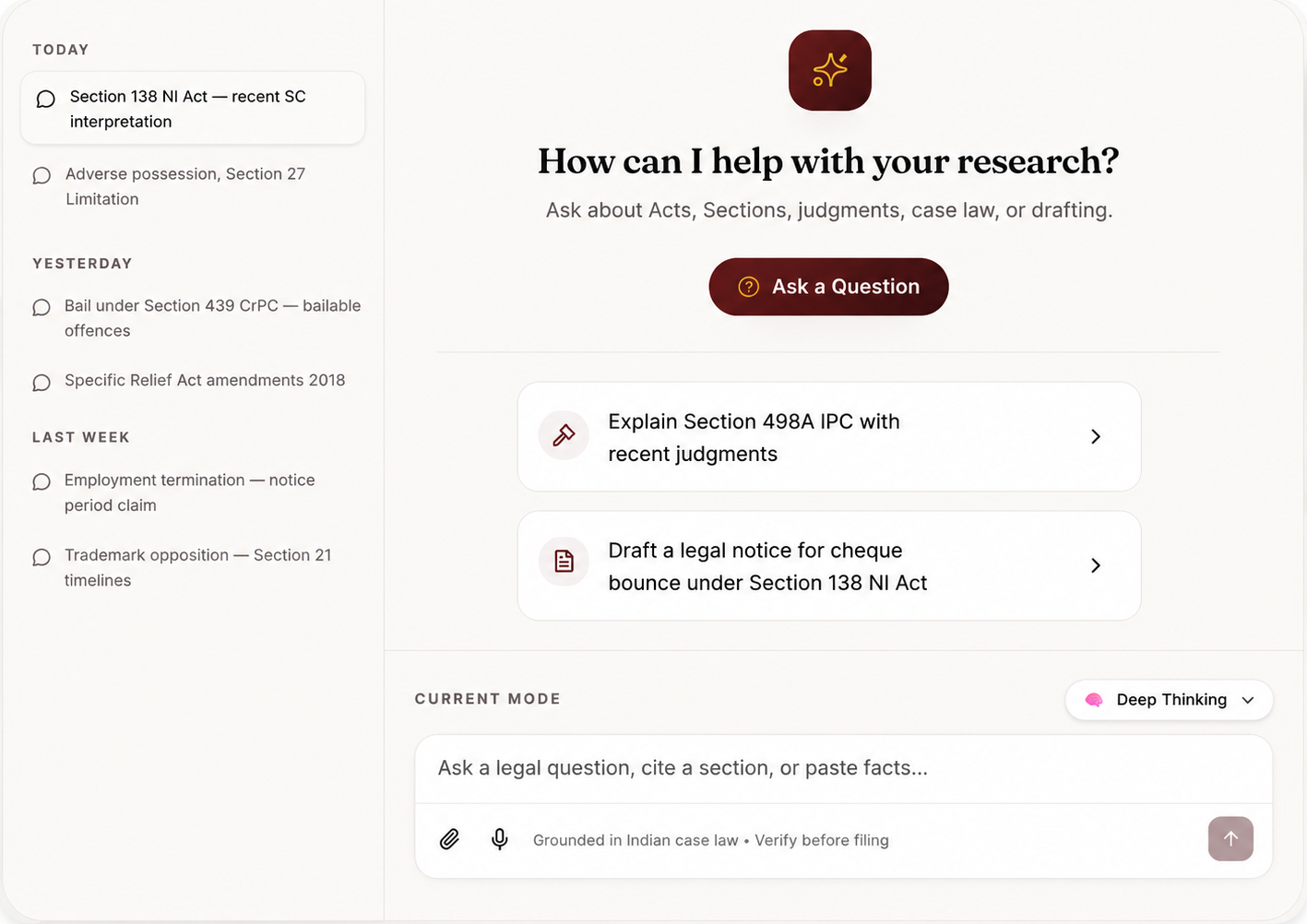AI Legal Chat preview